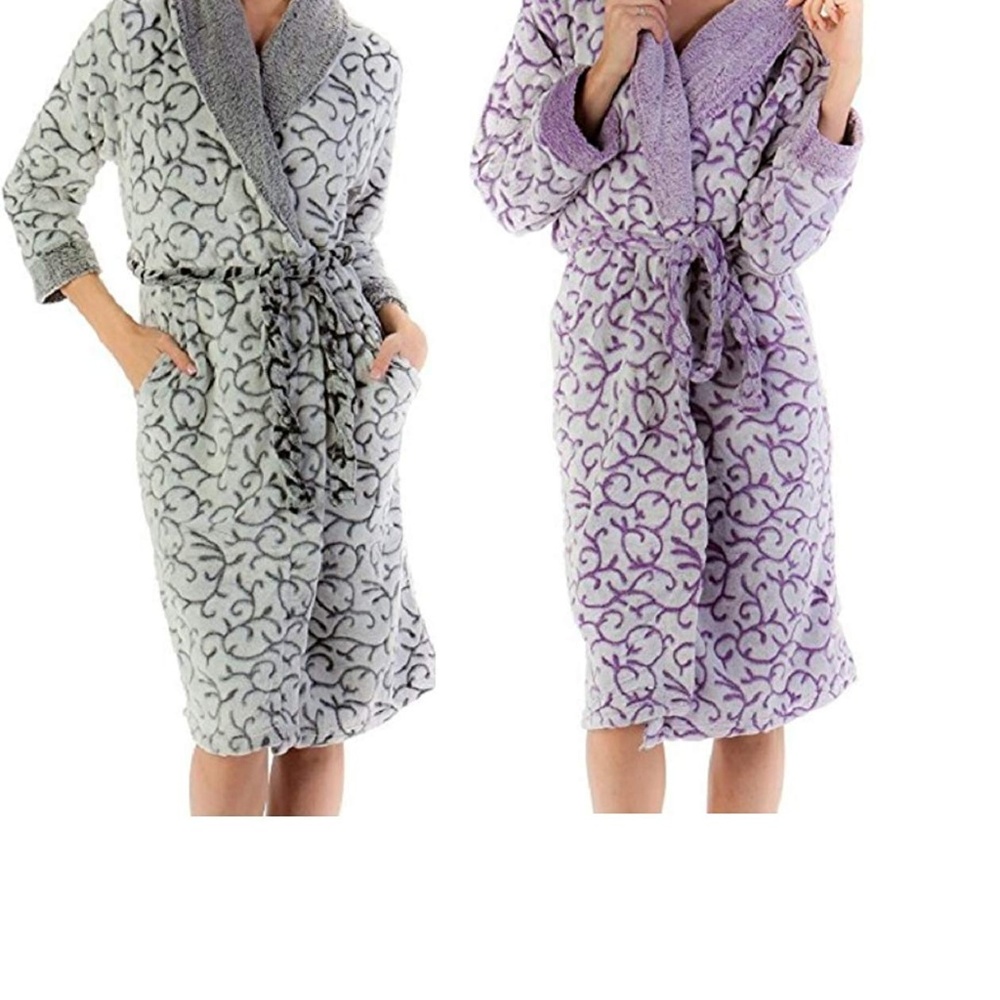 Jaquard Terry Bathrobe